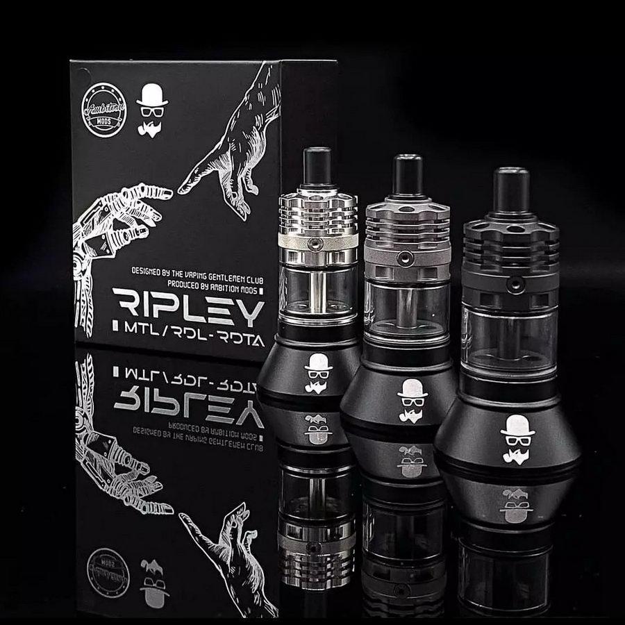 Ambition Mods Ripley MTL-RDL RTA 3.2ml atomizer