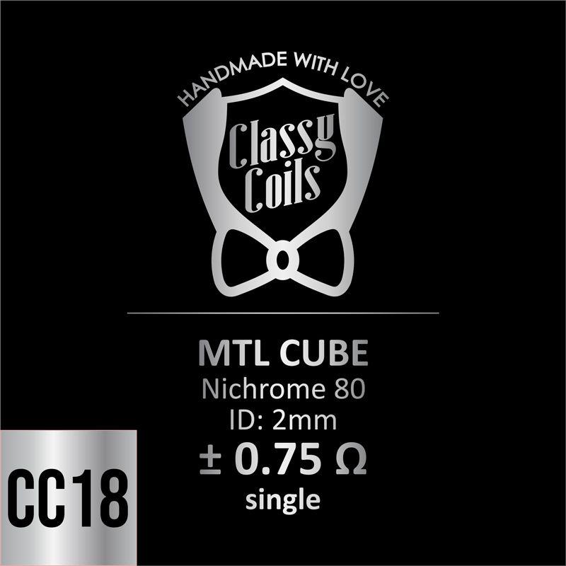 CC-18 - Classy Coils - MTL Cube Clapton