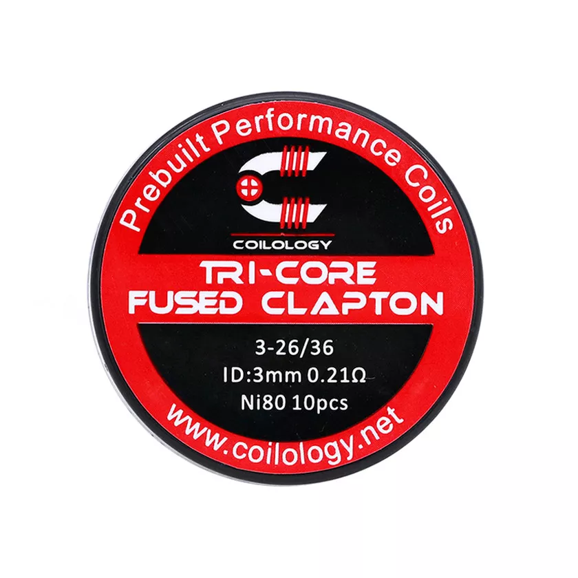 Coilology Tri Core Fused Clapton Gotovi grijači 10 komada 0.21ohm