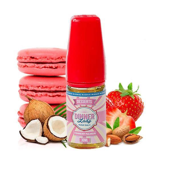 Dinner Lady - Strawberry Macaroon - 30ml 