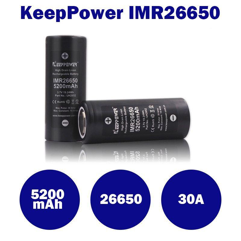 KeepPower IMR26650 - 5200mAh