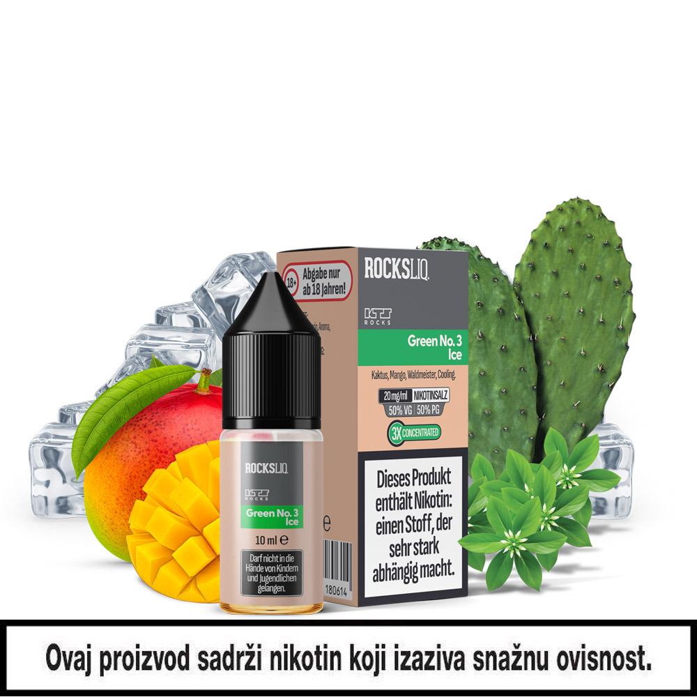 KTS RocksLiq 20MG - Green No.3 Ice - 10ml