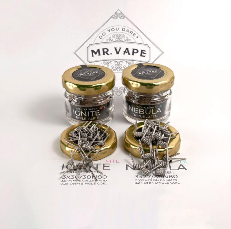 Mr. Vape Triple Alien Handsmade Coils - Nebula