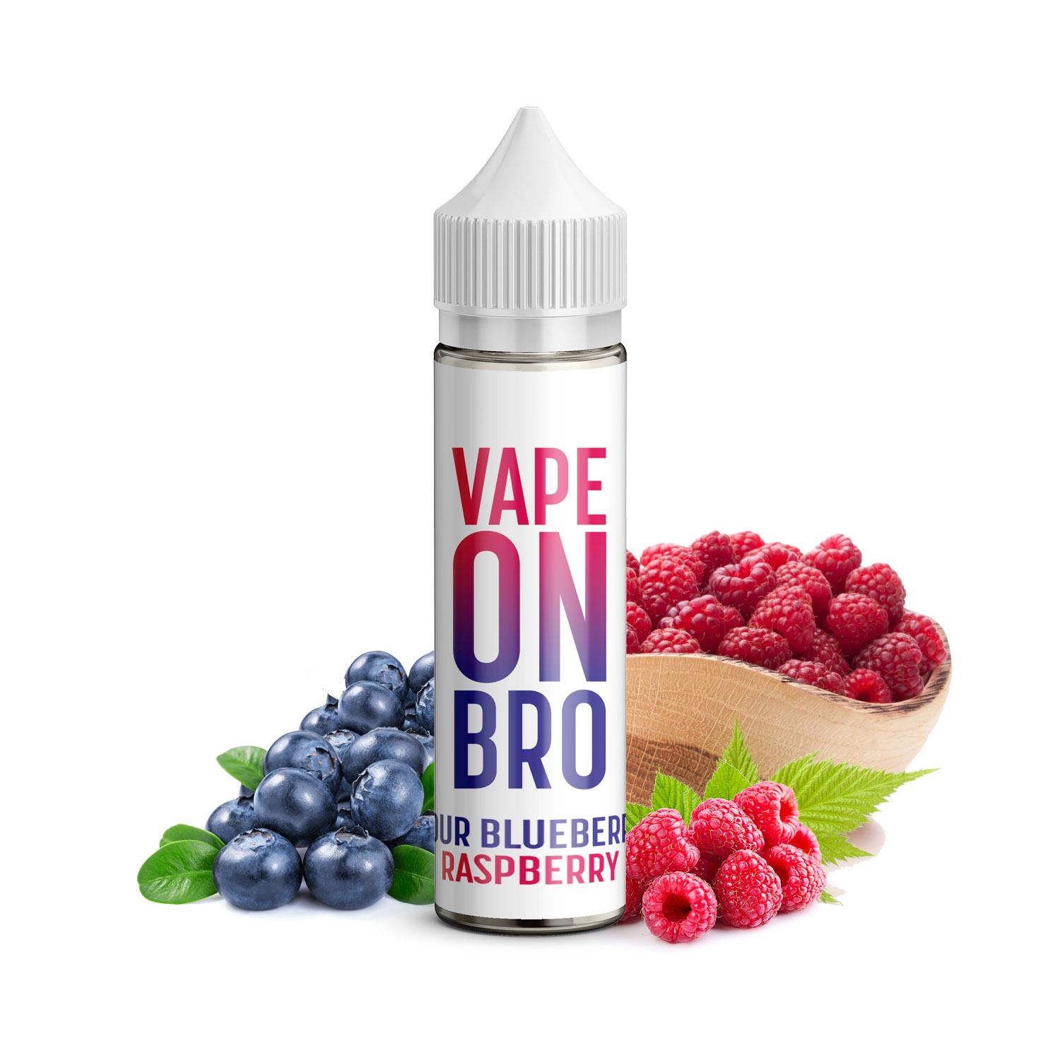 Vape On Bro 50ml - Sour Blueberry Raspberry