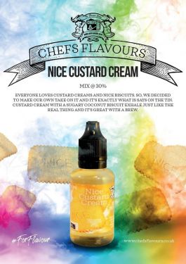 Chefs Flavours - Nice Custard Cream 