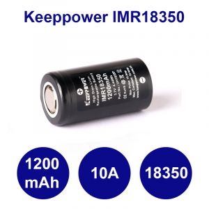 Keeppower IMR18350 1200mAh - 10A